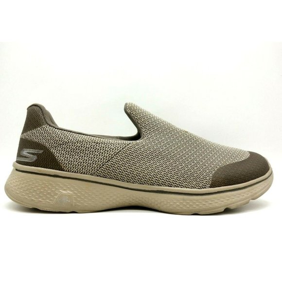 Skechers Goga Max Go Walk 4 Brown Mesh Slip On Loafers Shoes Men\'s 12 main image 9